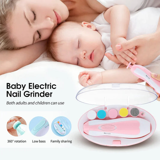 6 in 1 Baby Electric Nail Trimmer For Kids - Newborn to Adult