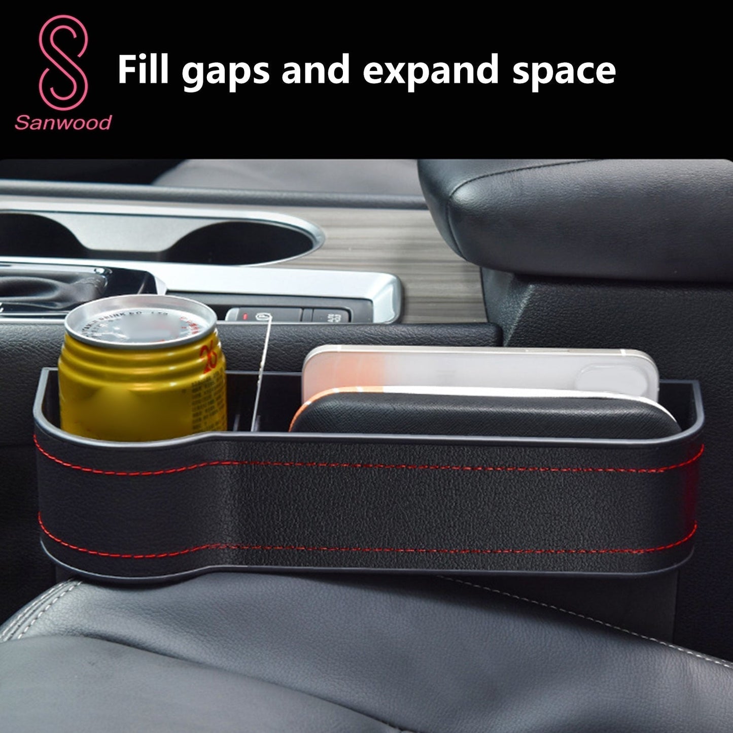 Pack of 2 Car Seat Gap Filler (Imported High Quality)