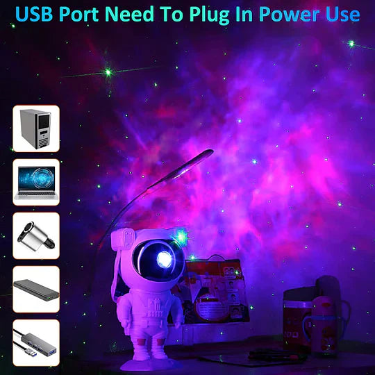 Astronaut Star Light Projector Lamp