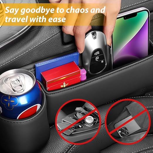 Pack Of 2 - Multifunction Car Seat Gap Filler